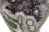 Free-Standing, Amethyst Crystal Cluster w/ Calcite - Uruguay #235582-2